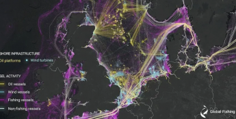 利用 AI 辨识卫星图像，世界首款“全球船舶足迹地图”出炉