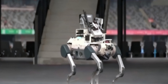 “机器人护卫队”出击！云深处科技机器狗护航全运会！