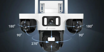 Yoosee推出灵眸常电四目摄像机