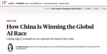 美媒：中国正如何赢得全球人工智能竞赛